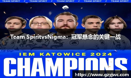 Team SpiritvsNigma：冠军悬念的关键一战